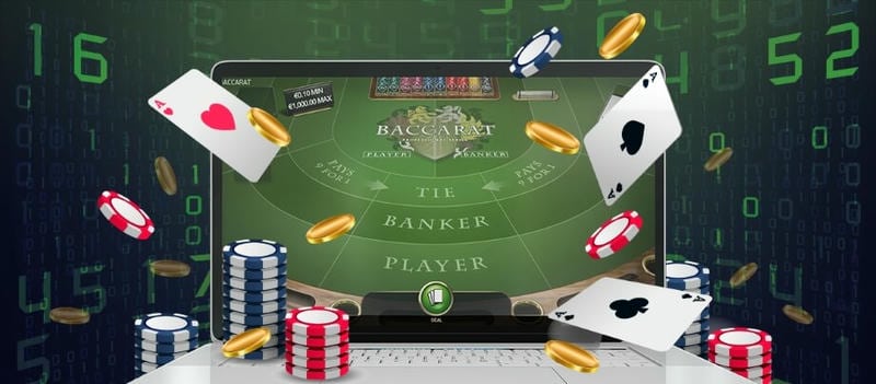 Player and Banker get 2 cards; a 3rd may be drawn by set rules
